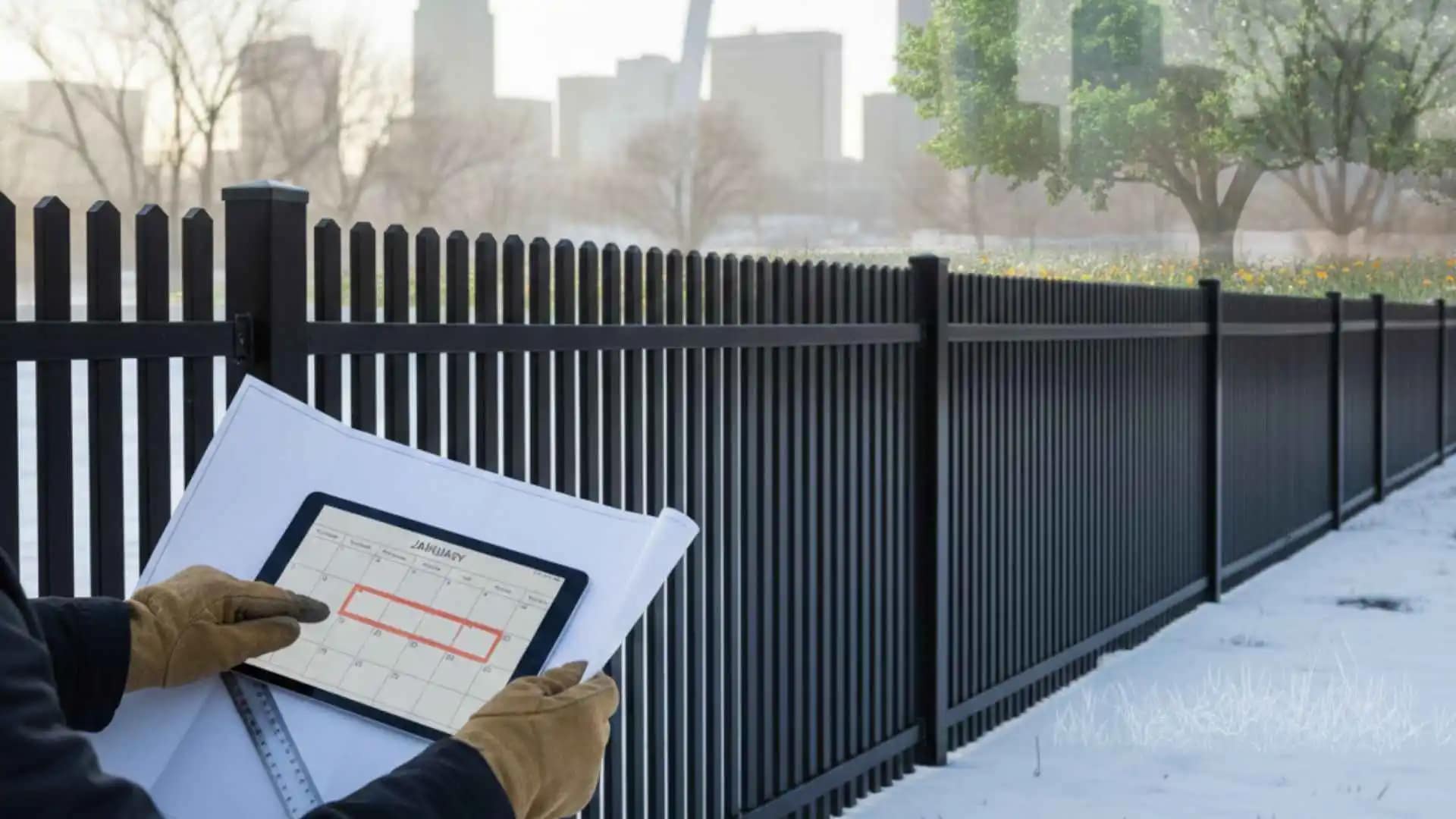 January Is Best to Plan Your Spring Fence Project St. Charles MO