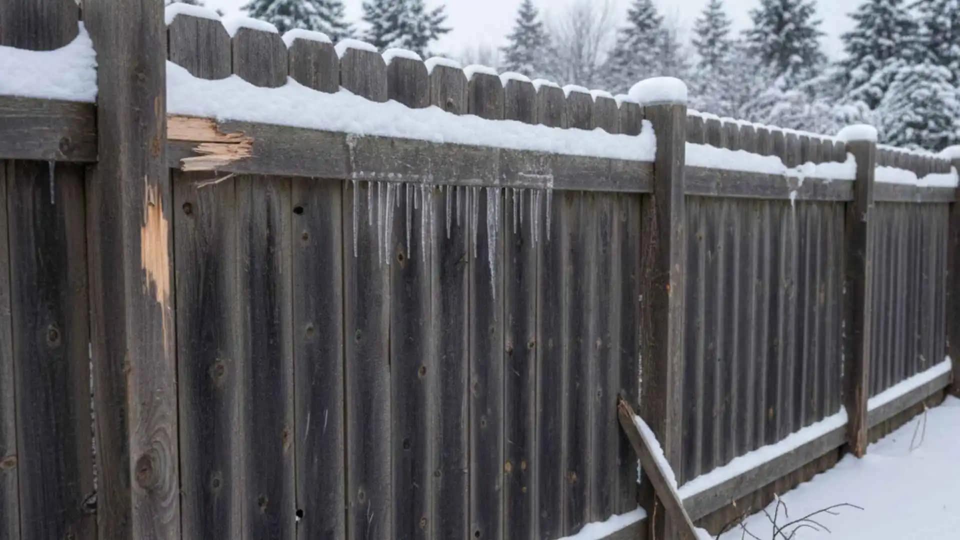 Protect Your Fence from Ice in St. Charles MO
