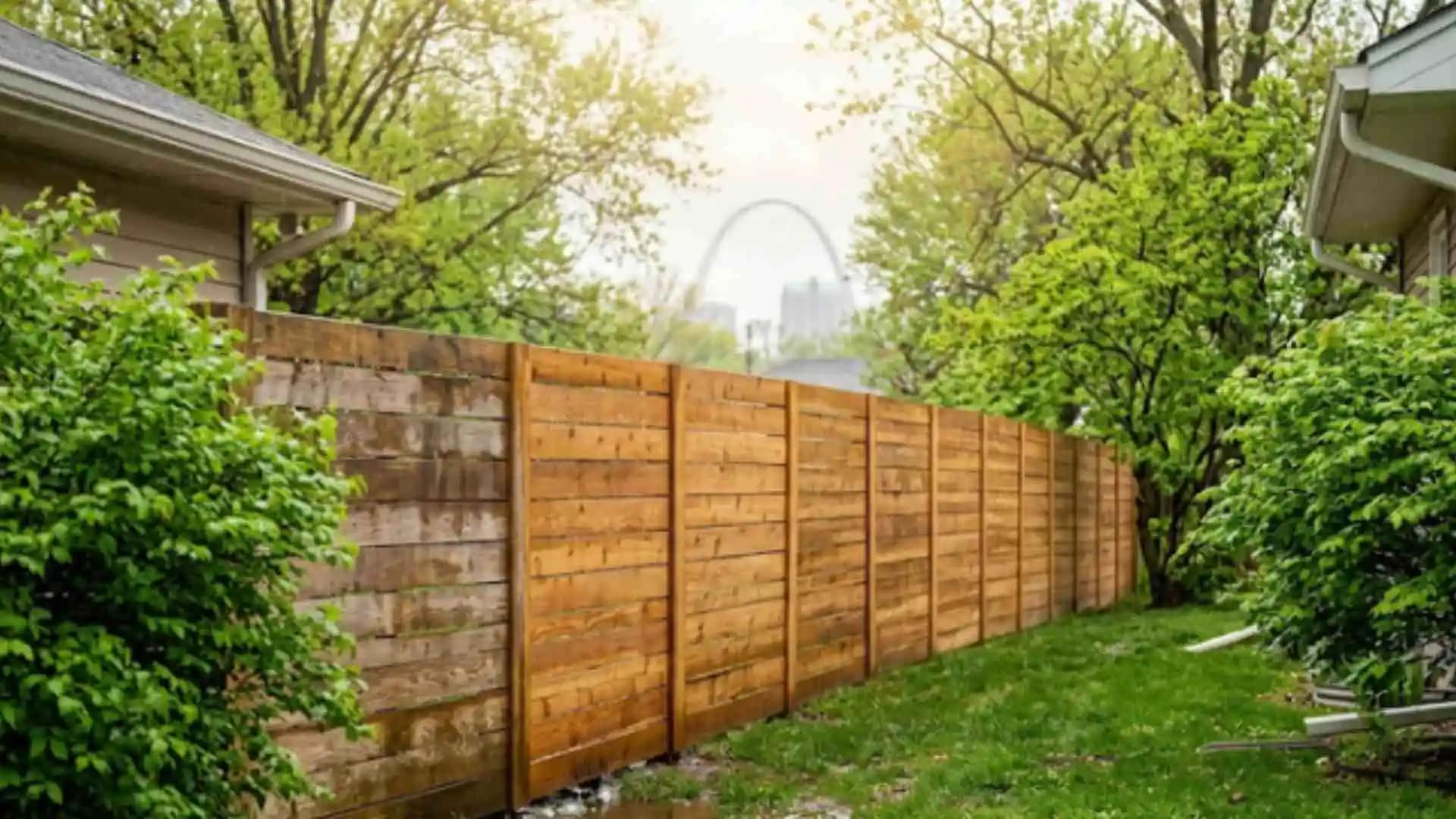How Spring Showers Impact Your Fence in St. Louis, MO
